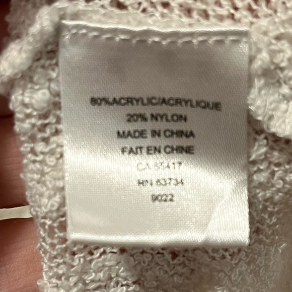 🤍📍Neiman Marcus Cream Textured Knit Tee – Size XS - Picture 5 of 12